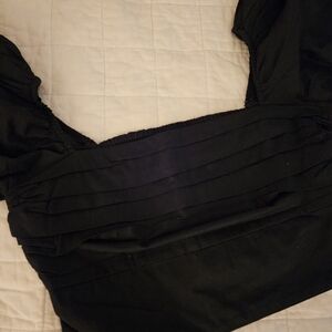 Black Abercrombie crop top